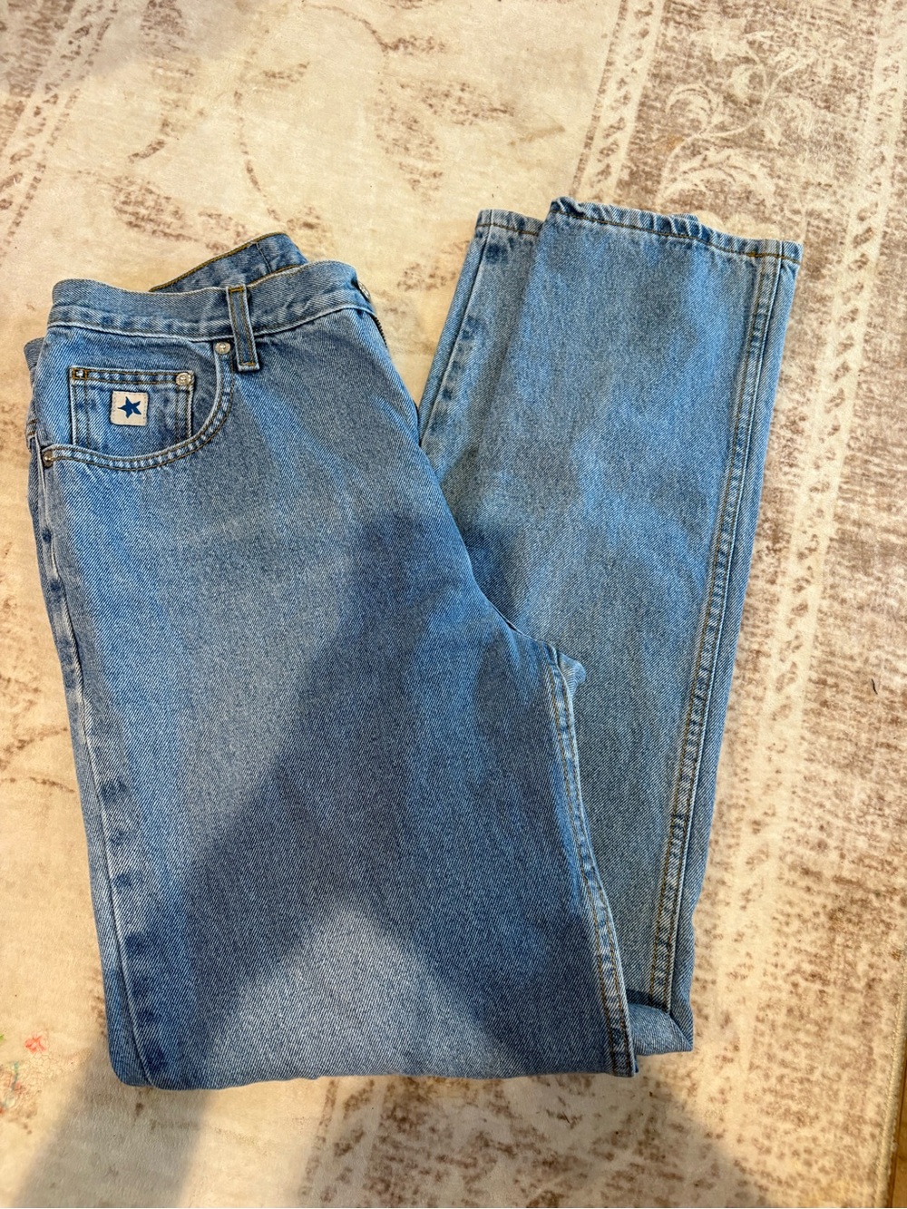 Rockies Women's Straight Leg Jeans in Light Blue